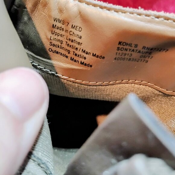 Sonoma booties zip up, block heel size 7 M gently used - Picture 10 of 10